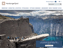 Tablet Screenshot of hardangerfjord.com